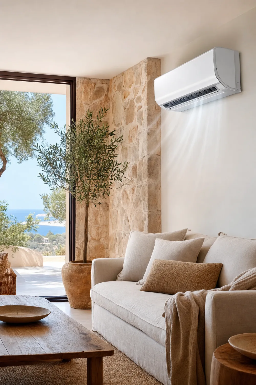 Aire acondicionado instalado en una vivienda de Mallorca